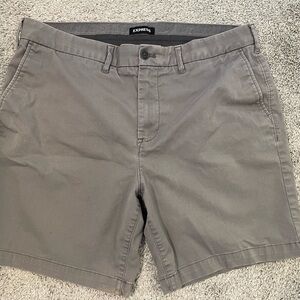 Gray Casual Shorts